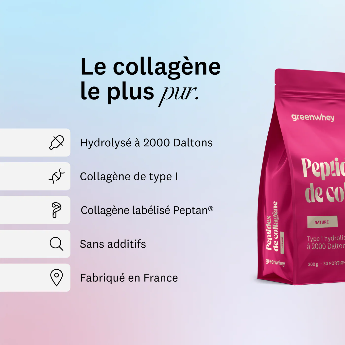 Peptides de Collagène Éclat & Fermeté