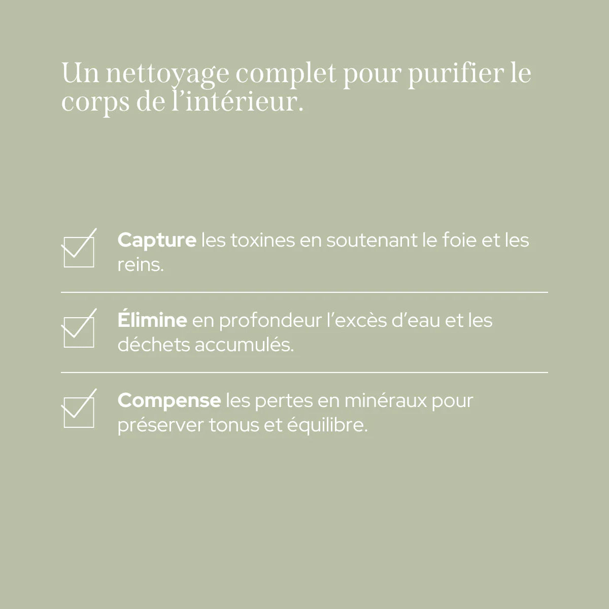 Cure drainage rapide