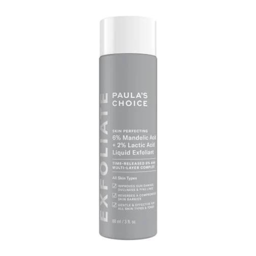 Lotion Exfoliante 6 % Acide Mandélique + 2 % Acide Lactique