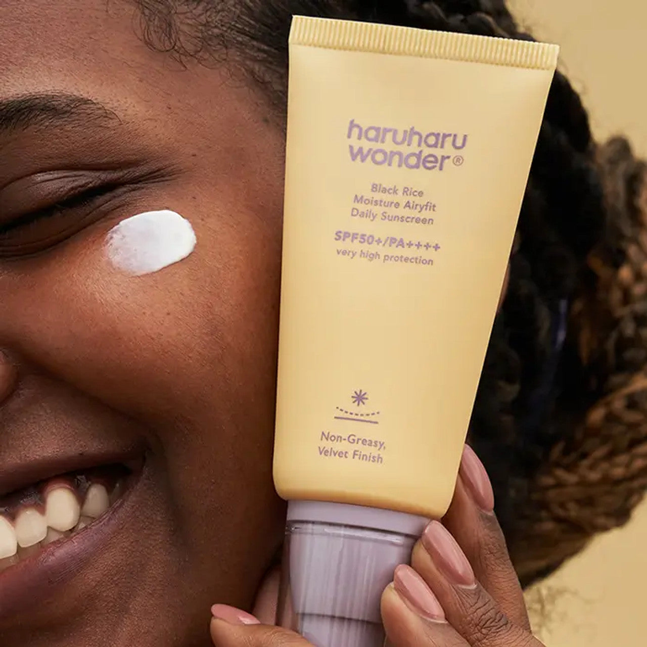 Fluide solaire hydratant au Riz noir SPF50 PA++++