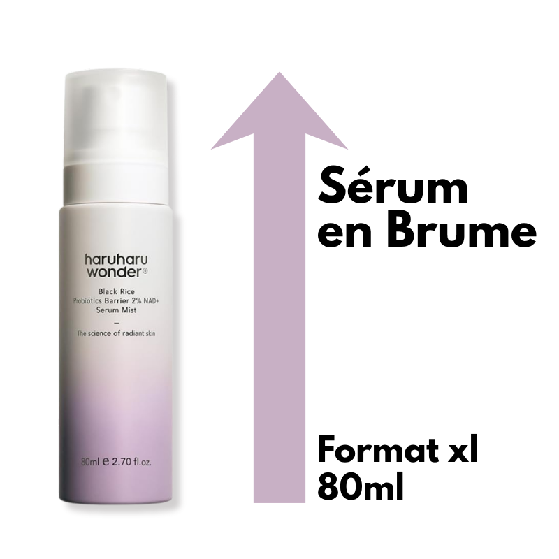 Sérum-en-brume Riz Noir Probiotique NAD+ Barrière