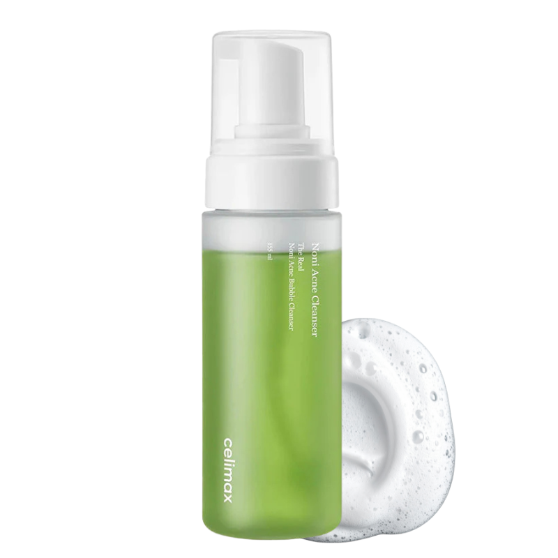 Mousse nettoyante acné au Noni