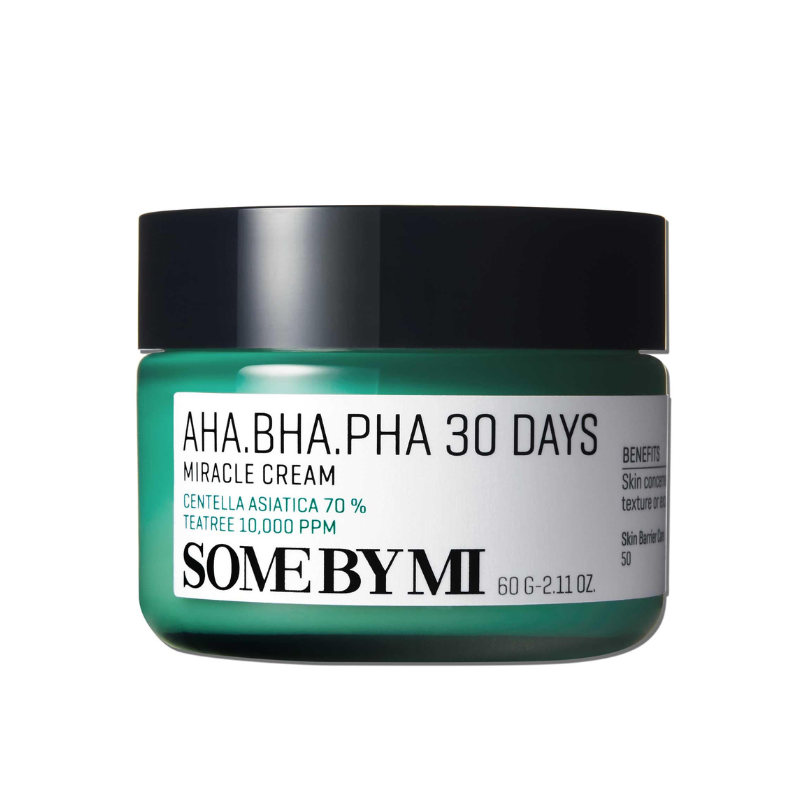 Crème acné réparatrice AHA BHA PHA