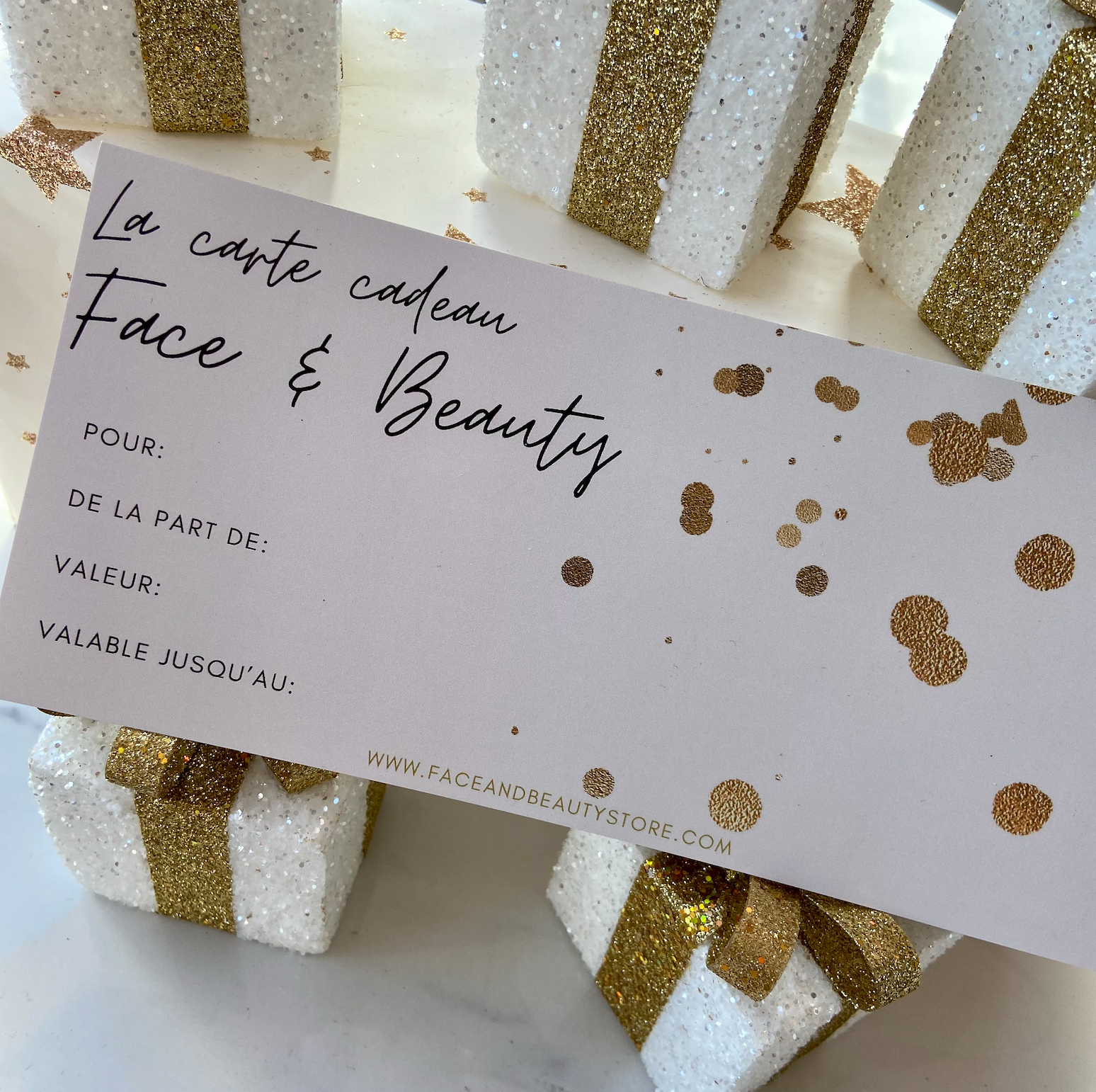 Carte Cadeau Face and Beauty - Martinique