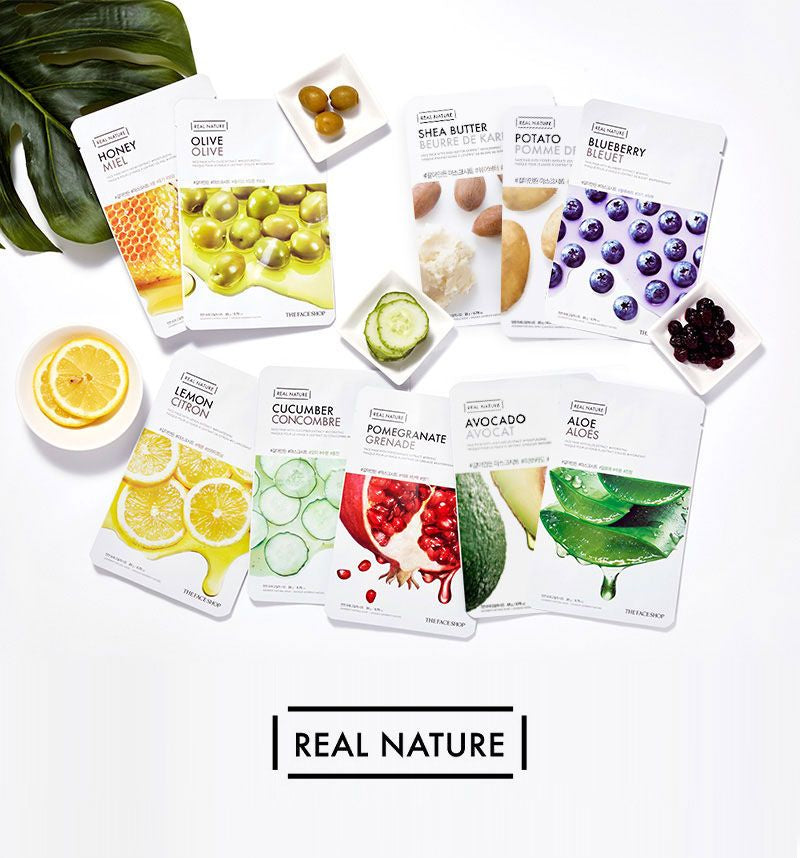 Masque Super Skin Food REAL NATURE (1pcs)