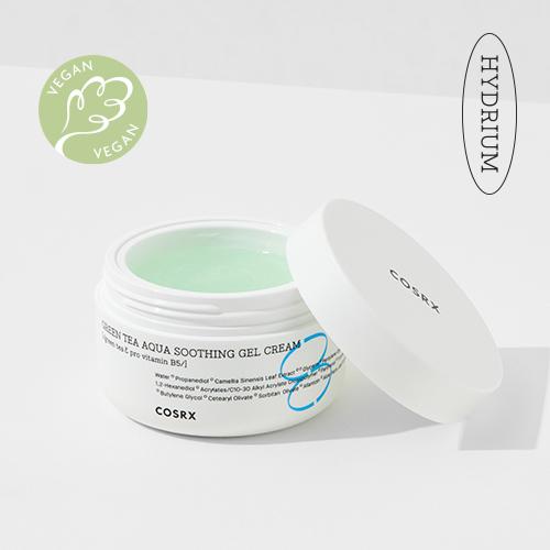 Gel crème de jour/nuit au Thé vert et pro vitamin B5 - Hydratant Apaisant non gras (50ml)