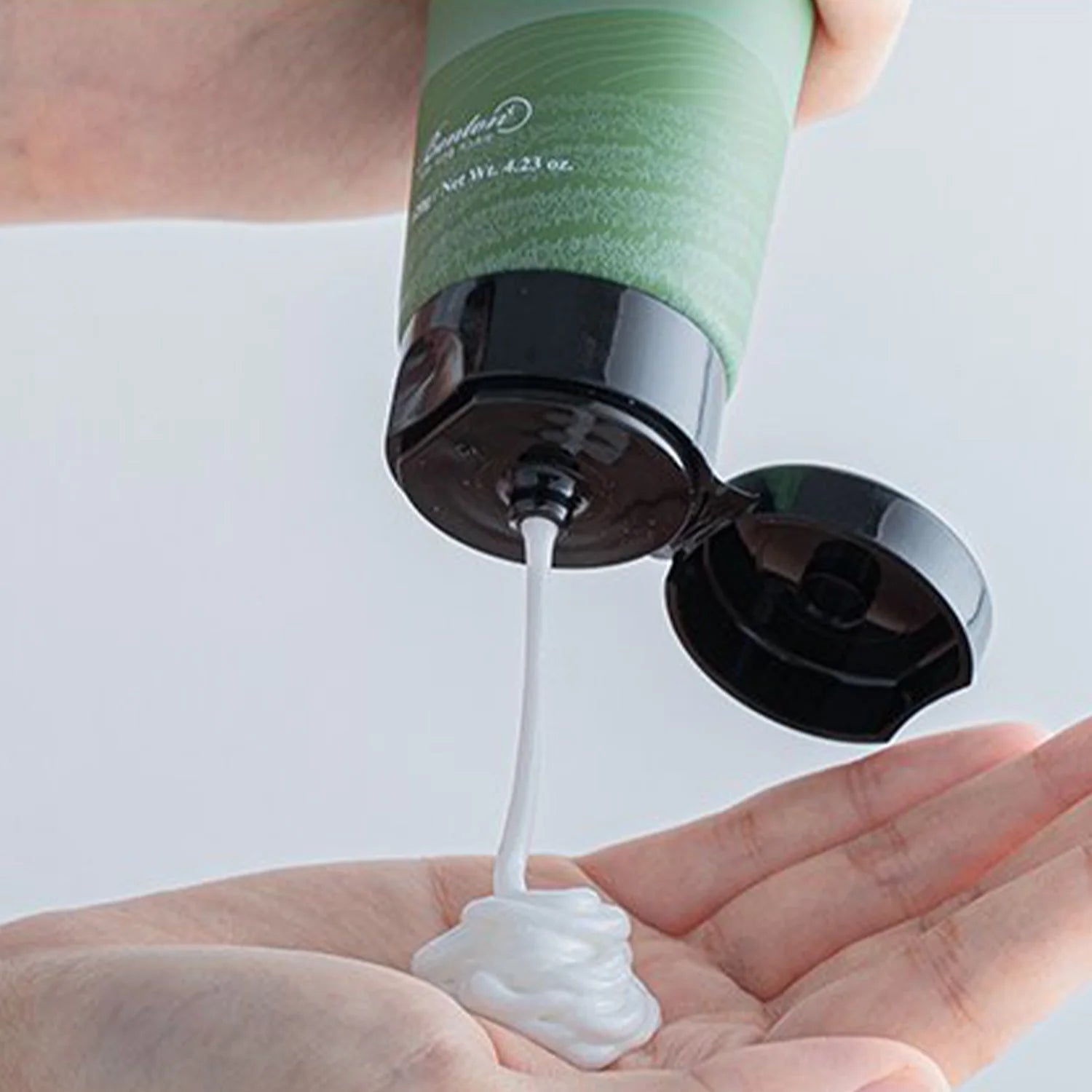 Mousse nettoyante au thé vert