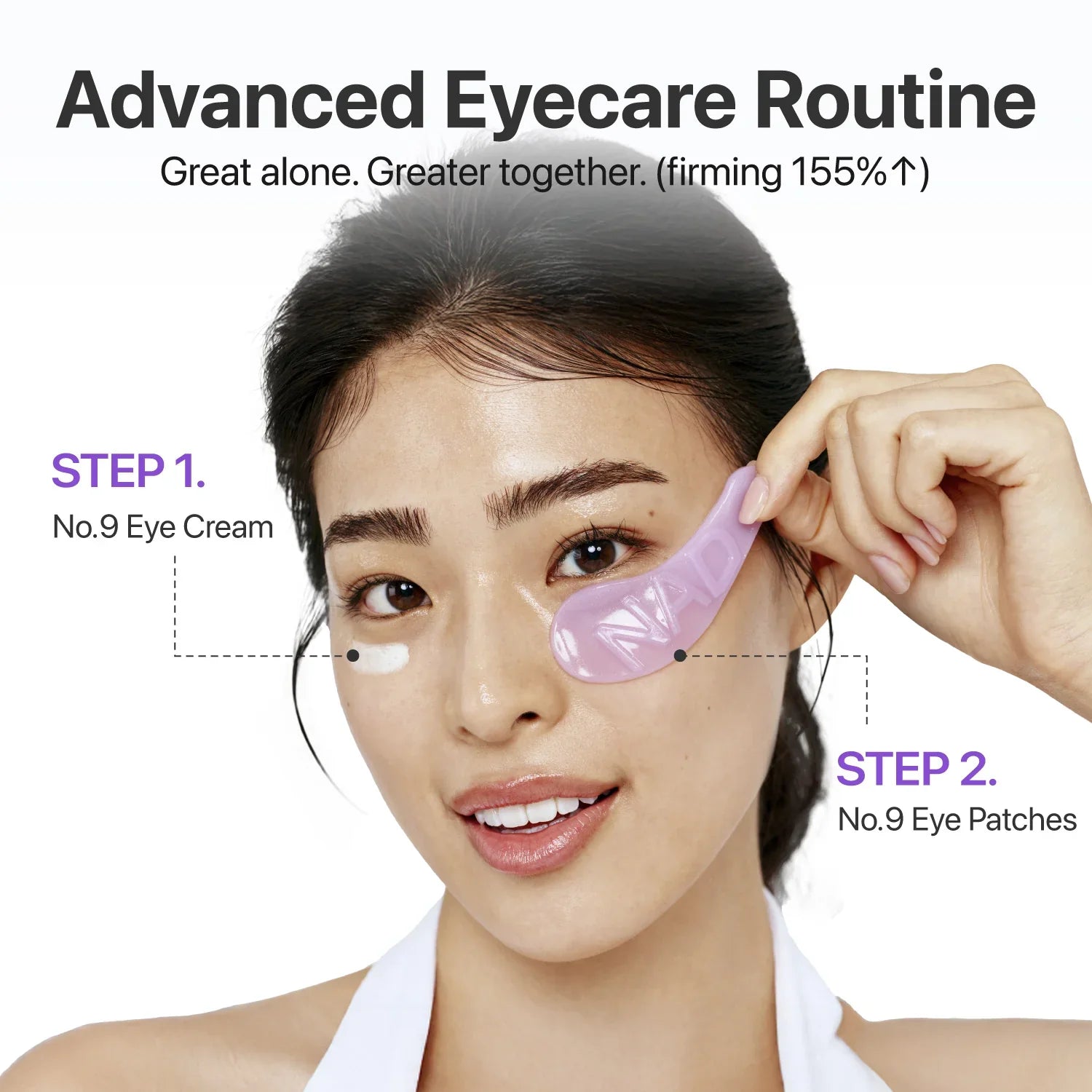 Patchs contour des yeux NAD Collagène + 50 Peptides