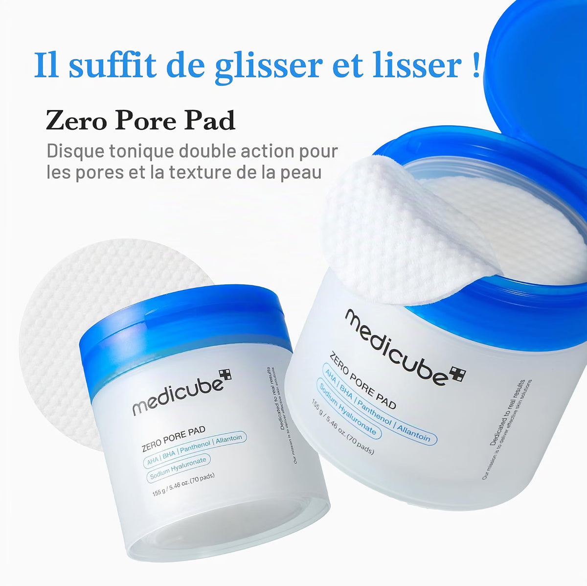 Pads exfoliant visage Zero Pore