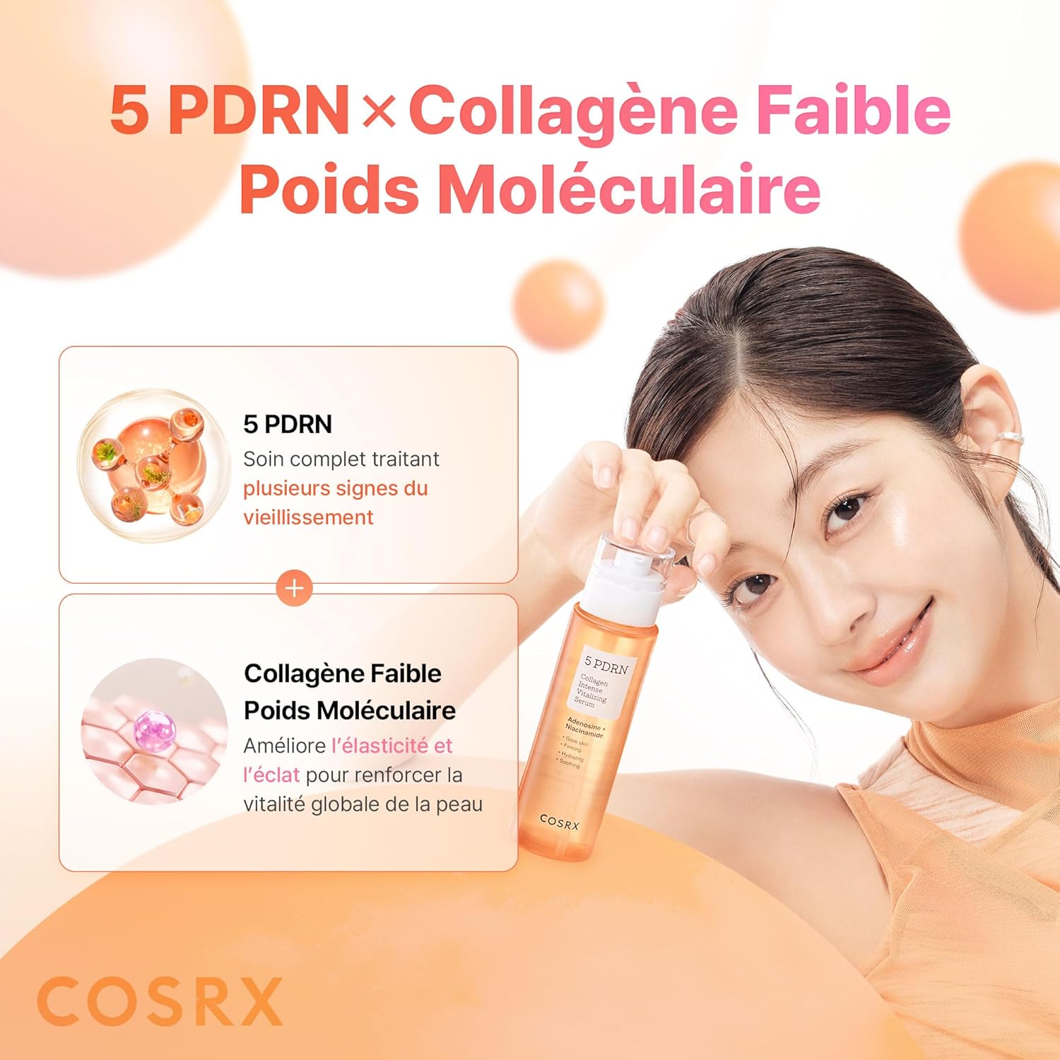 Sérum Vitalizing intense 5 PDRN et Collagène