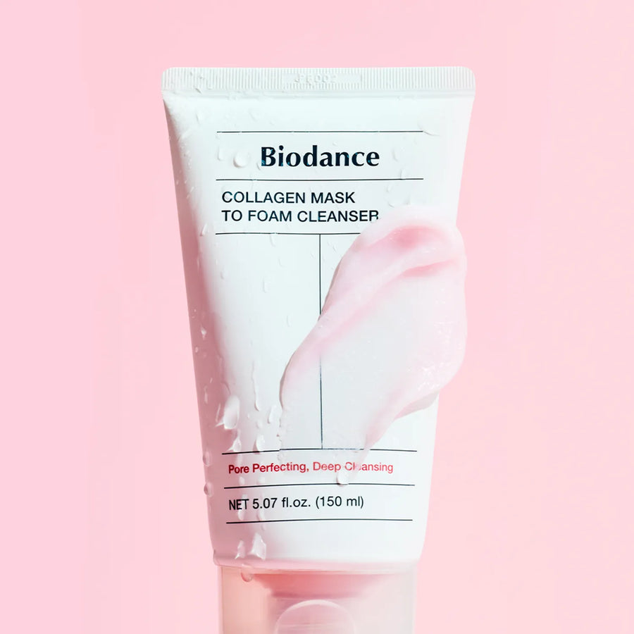 Masque et Nettoyant moussant au collagène