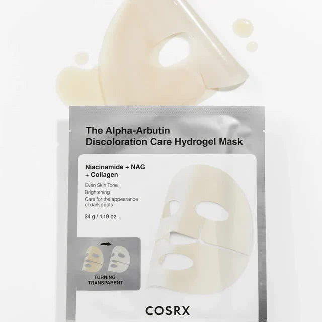 Masque hydrogel à l’Alpha Arbutine anti-taches