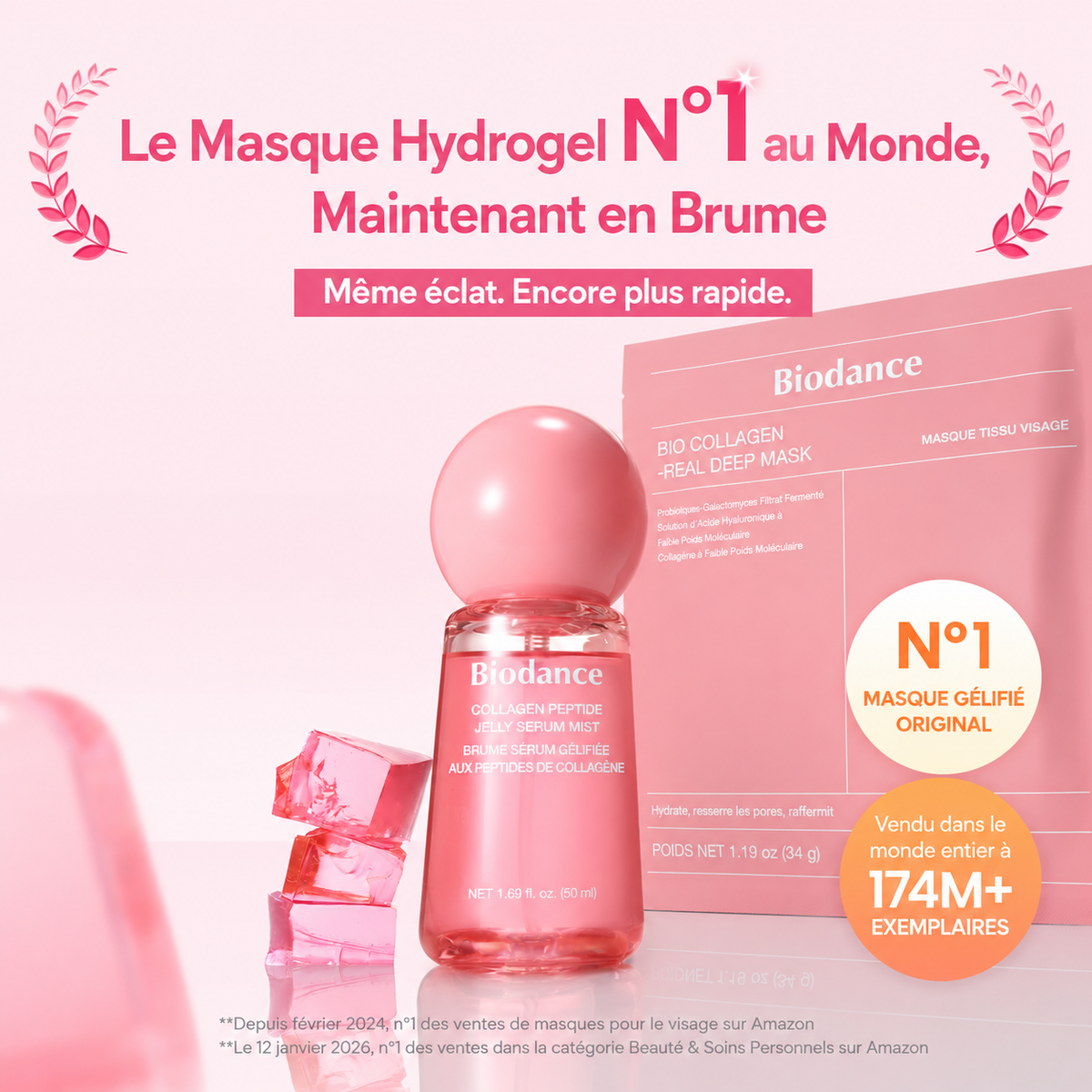 Sérum en brume Collagène Peptide Jelly