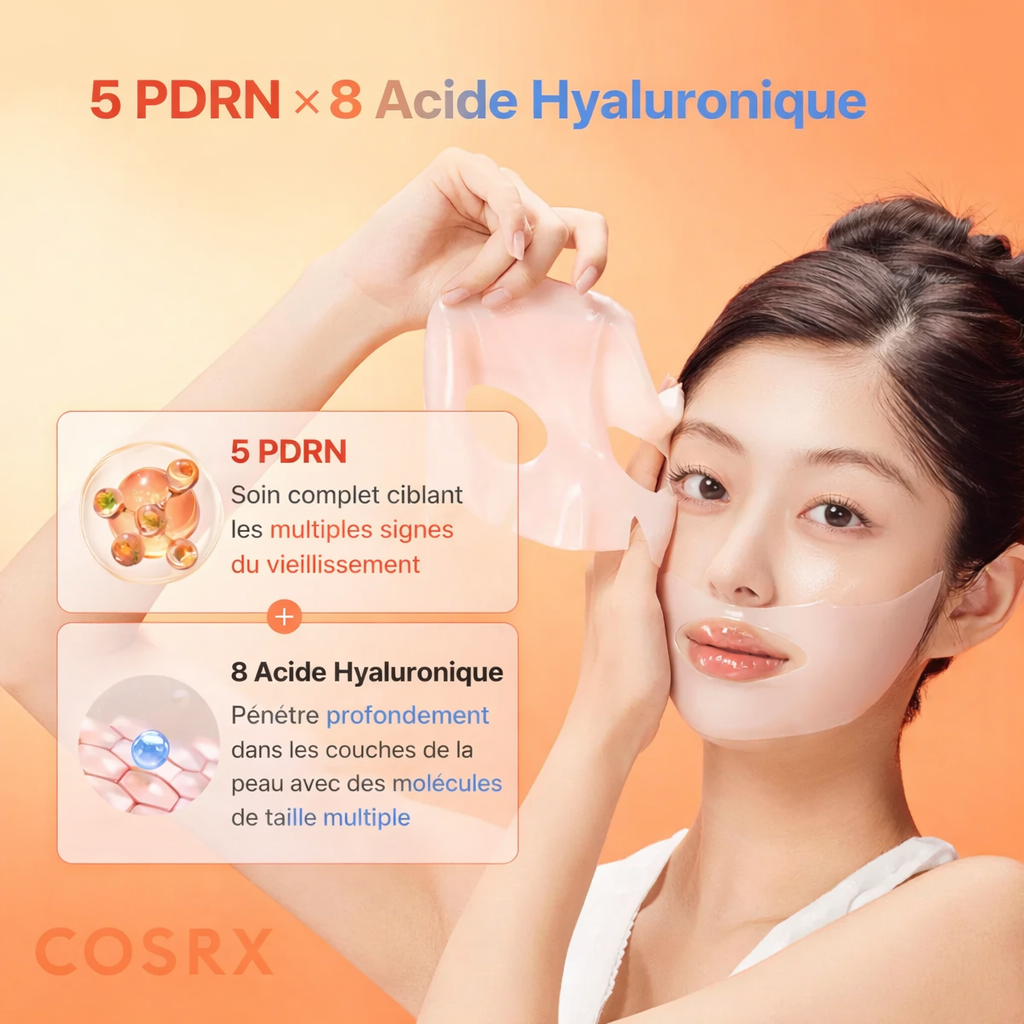 Masque Hydrogel PDRN & Acide Hyaluronique