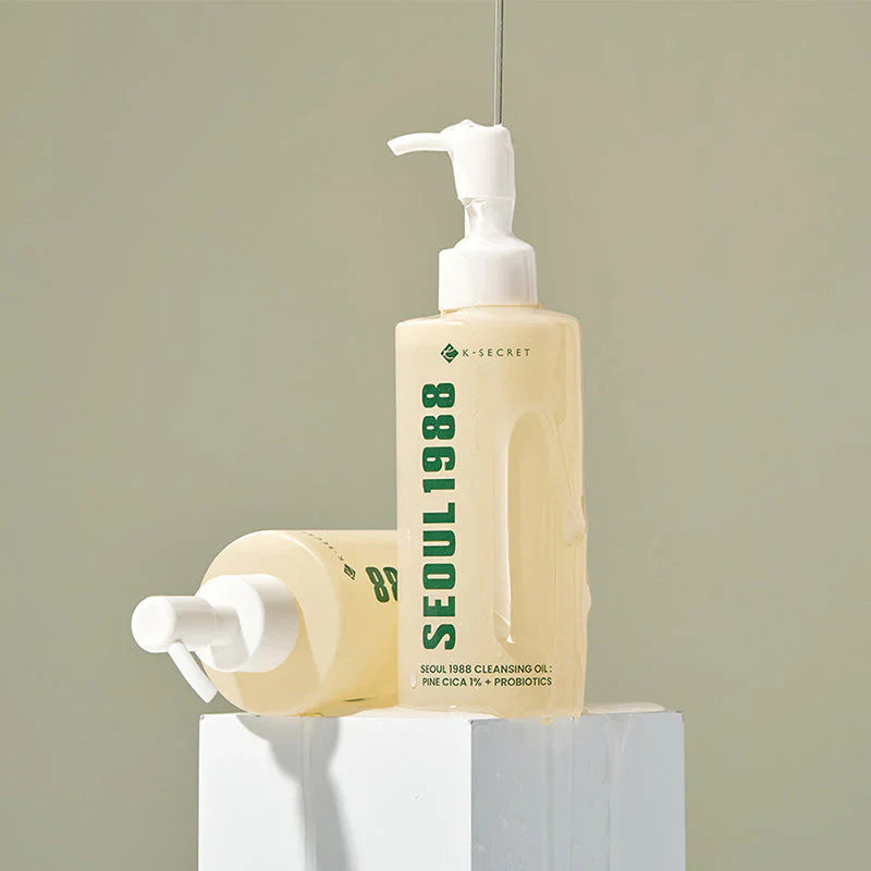 Huile démaquillante cica et probiotiques