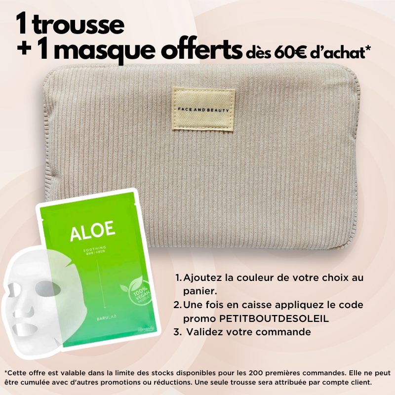 Trousse Skincare Face And Beauty (plusieurs coloris)