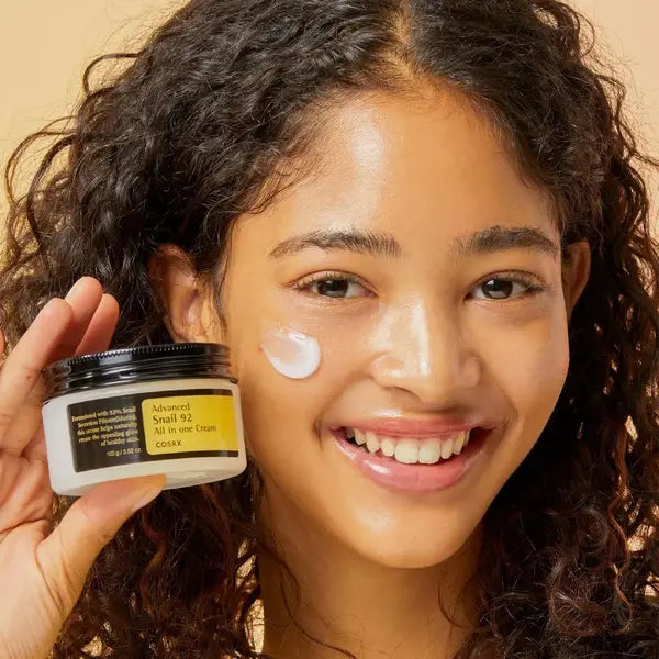 Crème hydratante à la mucine d’escargot 92%
