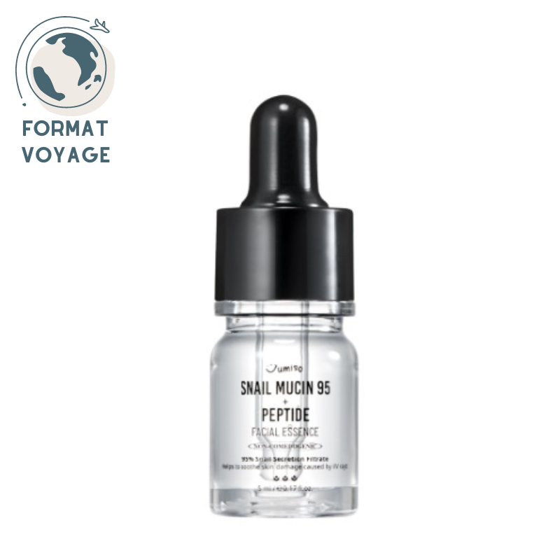 Miniature Essence à la mucine d'escargot - Snail 95% et Peptides (5ml)