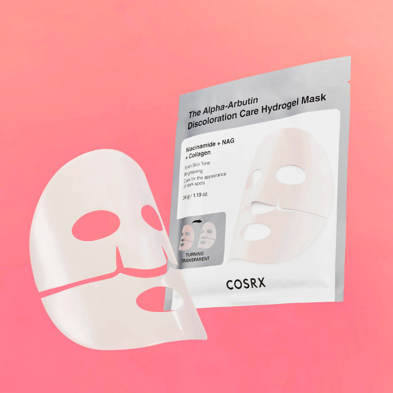 Masque hydrogel à l’Alpha Arbutine anti-taches