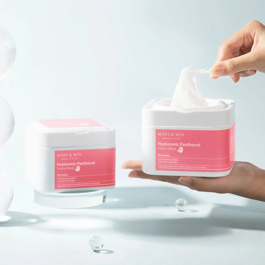 Masque Acide hyaluronique et Panthenol (30 masques)