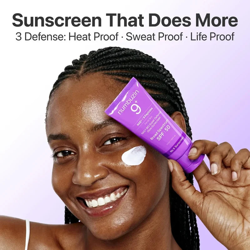 Solaire NAD+ 9 Peptides Dewy Essence  SPF50+