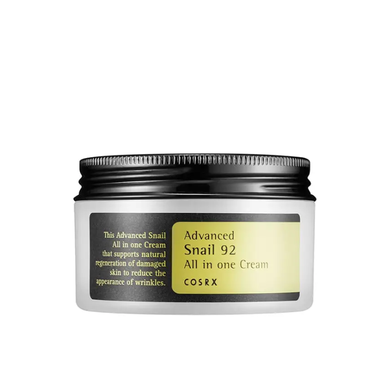 Crème hydratante à la mucine d’escargot 92%