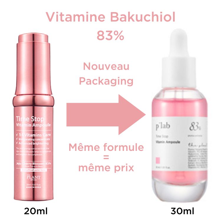 Sérum 14 Vitamines - Fleur de Cerisier & Bakuchiol 83% (30ml)